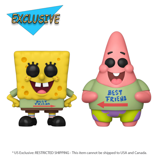 SpongeBob Squarepants - Best Friends Pop! Vinyl 2-Pack [RS]