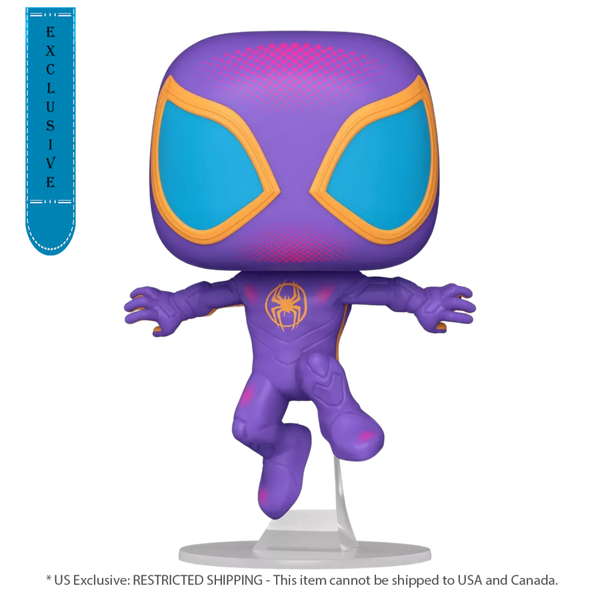 Spider-Man: Across the Spider-Verse - Spider-Man Blacklight 10" Pop! Vinyl [RS]