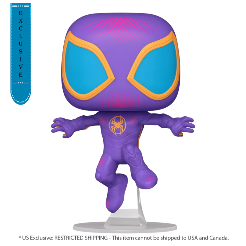 Spider-Man: Across the Spider-Verse - Spider-Man Blacklight 10" Pop! Vinyl [RS]