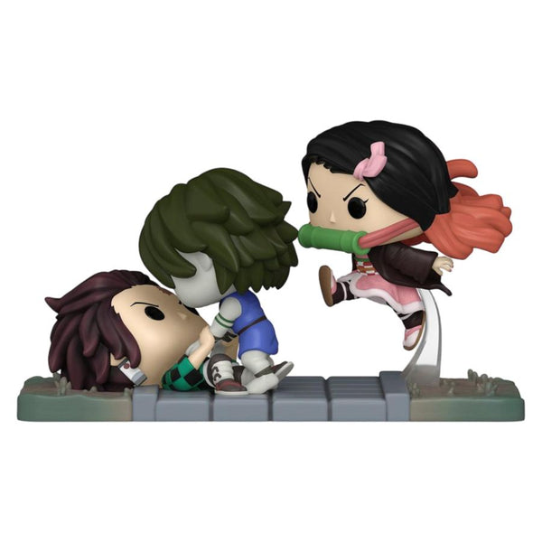 Demon Slayer - Tanjiro & Nezuko Vs Temple Demon Pop! Moment [RS]