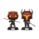 Star Wars: Clone Wars - Darth Maul & Gar Saxon Glow Pop! Vinyl 2-Pack [RS]