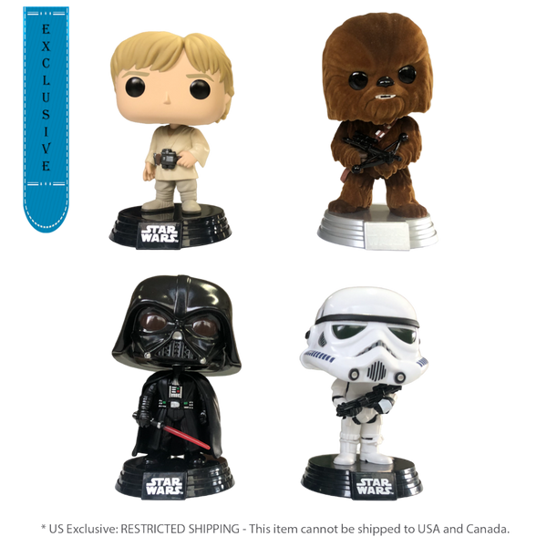 Star Wars - New Classics Exclusive Pop! Vinyl 4-Pack [RS]