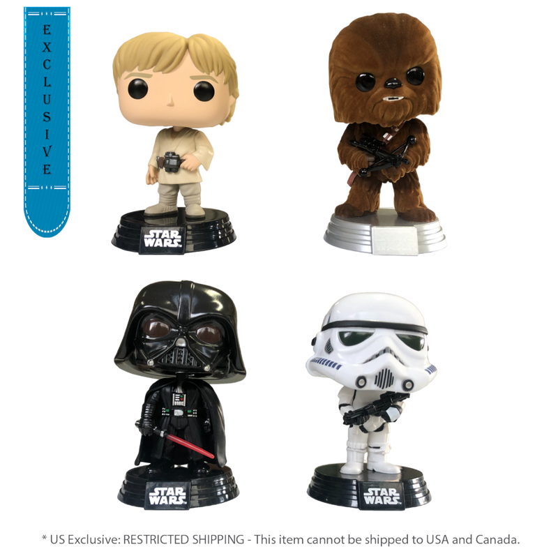 Star Wars - New Classics Exclusive Pop! Vinyl 4-Pack [RS]