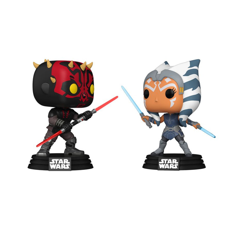 Star Wars: Clone Wars - Darth Maul VS Ahsoka Pop! Vinyl 2 Pack [RS]