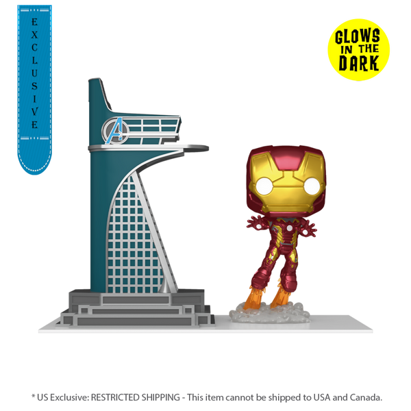 Avengers: Age of Ultron - Avengers Tower & Iron Man Glow Pop! Town [RS]
