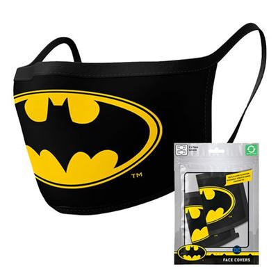 DC Comics - Batman Logo Face Mask 2 pack