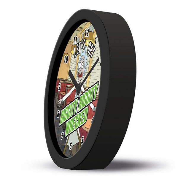 Rick and Morty - Wrecked Desk Clock