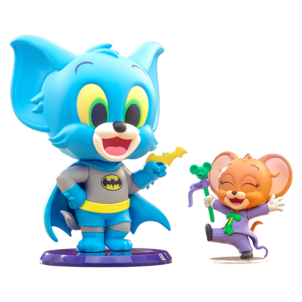 Tom & Jerry - Tom & Jerry as Batman & Joker Cosbaby Set