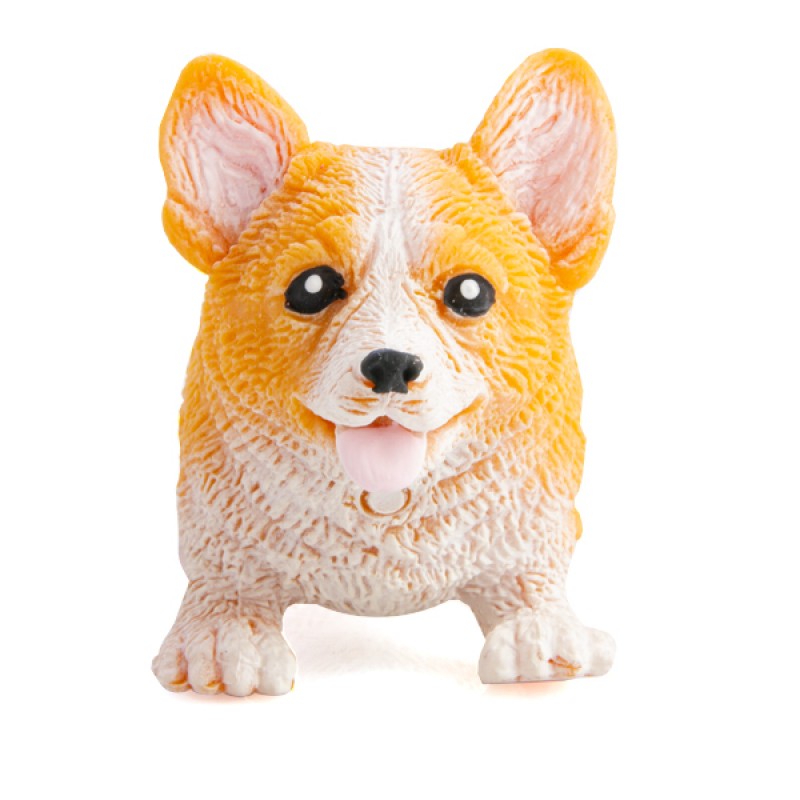 Pullie Pal Corgi Stretch Toy