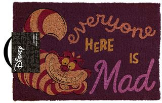 Alice In Wonderland - We're All Mad Here Licensed Doormat