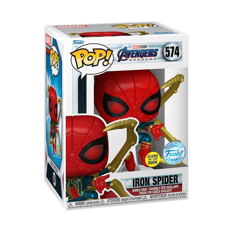 Avengers 4: Endgame - Iron Spider with Nano Gauntlet Glow Pop! Vinyl