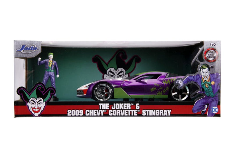 Batman - Joker 2009 Corvette 1:24 Scale Hollywood Ride