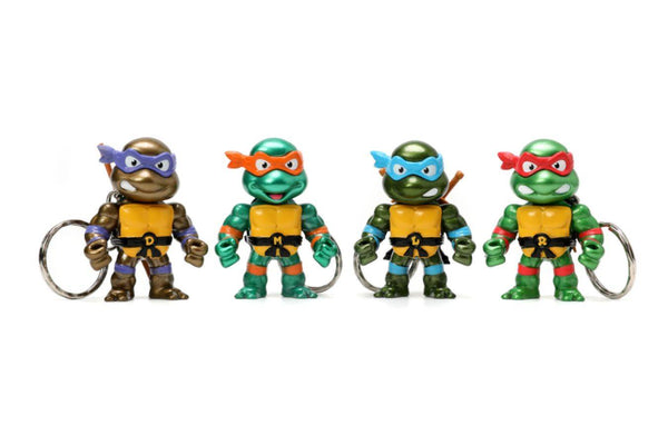 Teenage Mutant Ninja Turtles - Turtles 2.5" Metal Figures Keychain 4 Pack