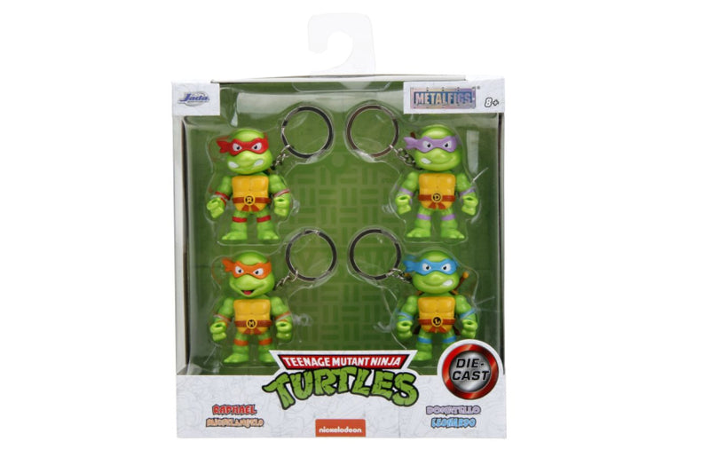 Teenage Mutant Ninja Turtles - 2" MetalFigs Keychain 4-Pack