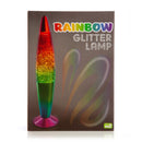 Rocket Shaped Rainbow Glitter Lamp