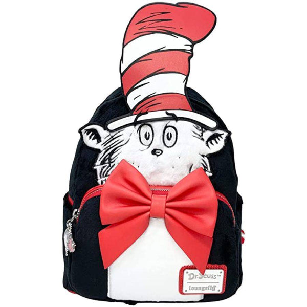 Dr Seuss - Cat in the Hat Faux Fur Cosplay Mini Backpack [RS]