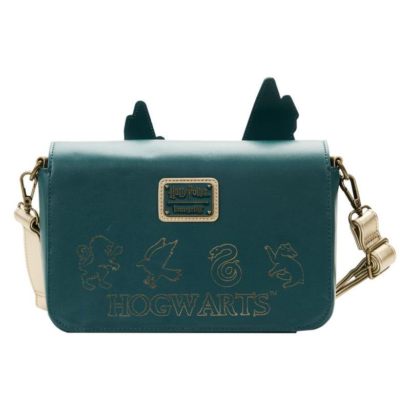 Harry Potter - Golden Hogwarts Castle Crossbody Bag