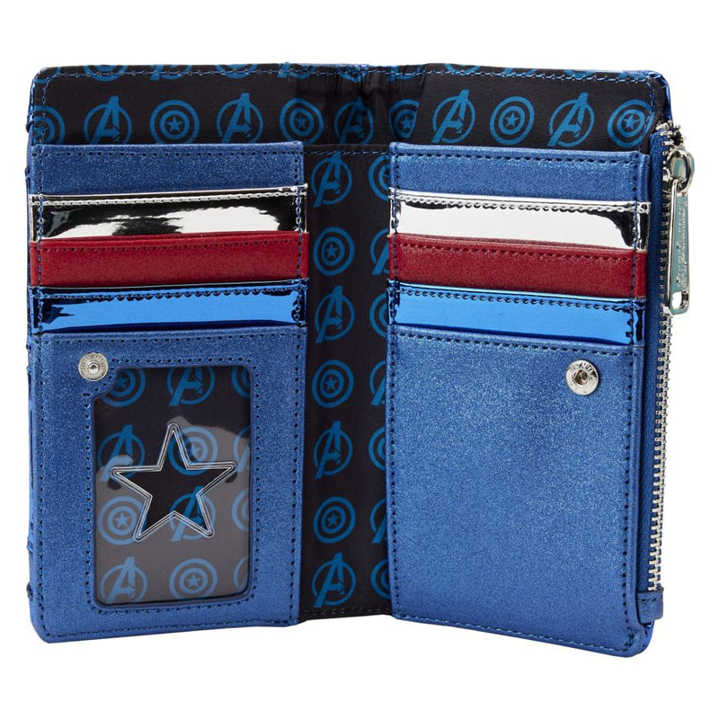 Marvel Comics - Captain America  Metallic Cosplay Flap Wallet