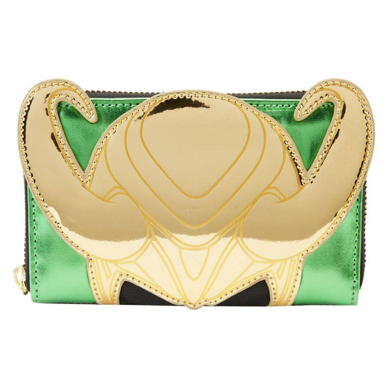 Marvel Comics - Loki Metallic Zip Around Wallet Purse