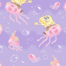 SpongeBob SquarePants - Jelly Fishing Pastel Zip Purse