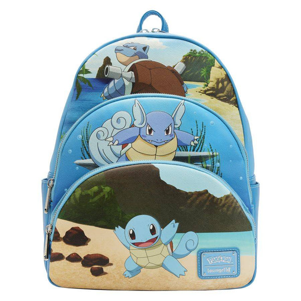 Pokemon - Squirtle Evolution Triple Pocket Backpack
