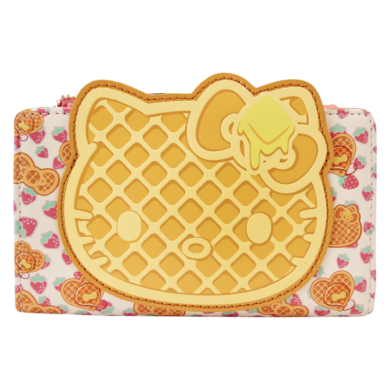 Hello Kitty - Breakfast Waffle Flap Wallet Purse