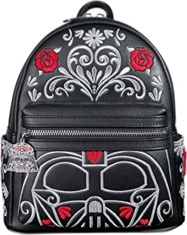 Star Wars - Darth Vader Floral Embroidered Cosplay Mini Backpack [RS]