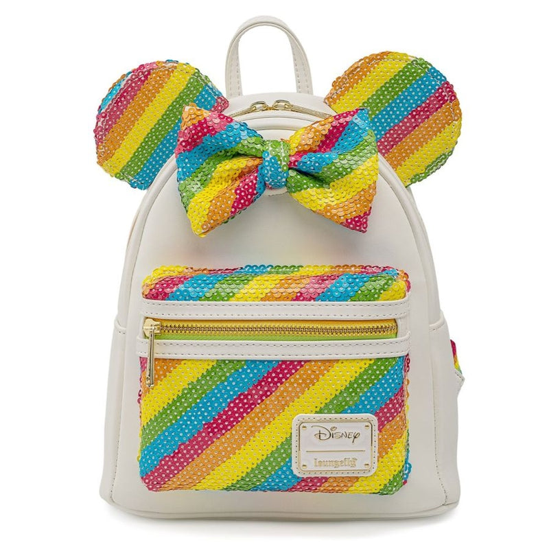 Mickey Mouse - Minnie Sequin Rainbow Mini Backpack | Minitopia