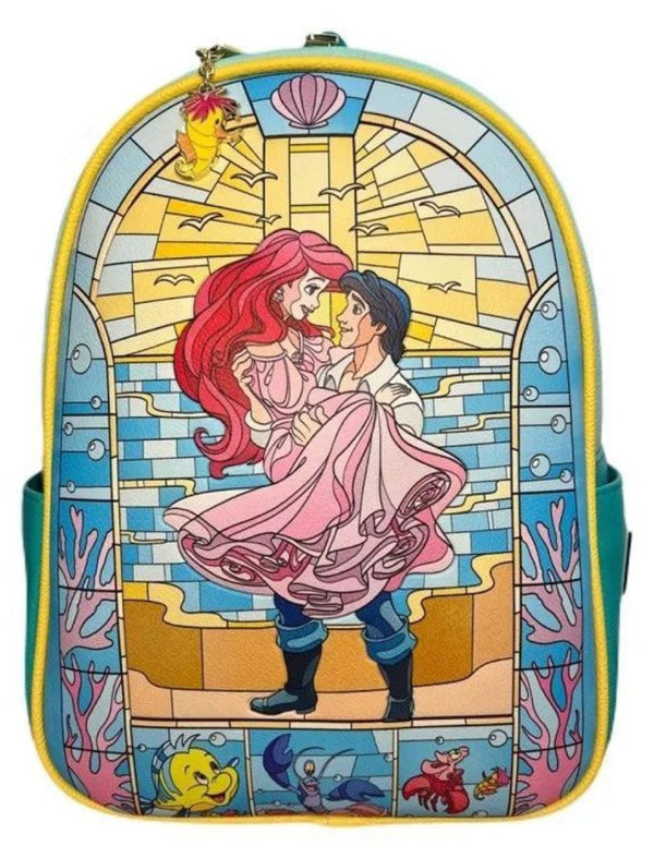 The Little Mermaid - Stained Glass Mini Backpack