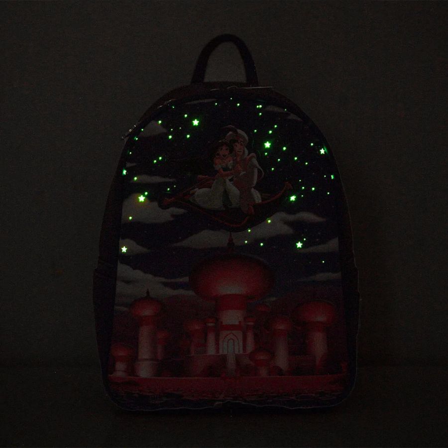 Buy Aladdin - Aladdin and Jasmine Magic Carpet Ride Mini Backpack ...