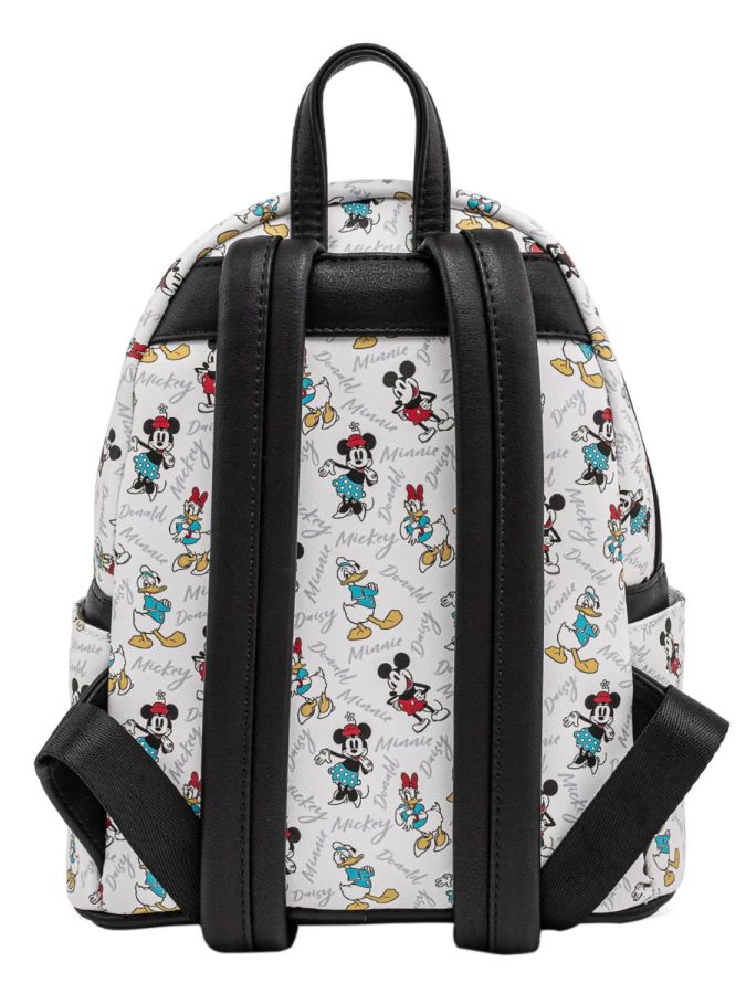 Disney - Friends Print Black Trim Mini Backpack [RS]