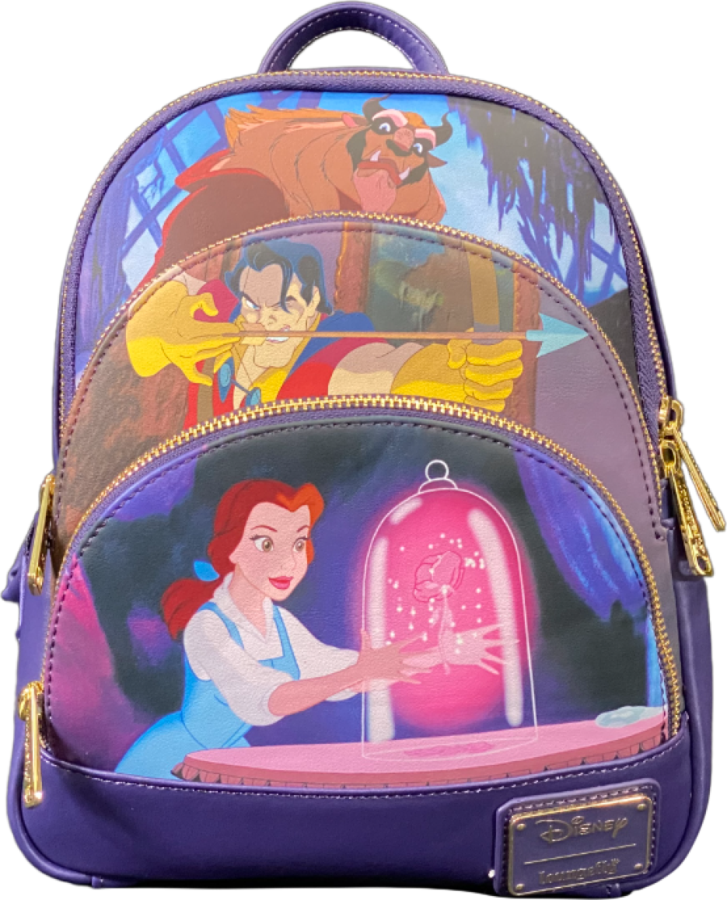 Beauty and the Beast (1991) - Triple Pocket Backpack [RS]