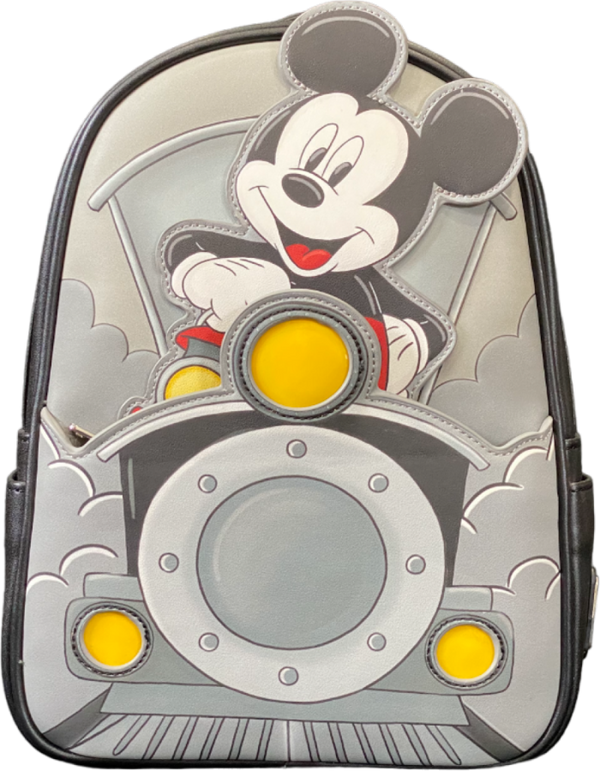Disney - Mickey Train Conductor Light Up Mini Backpack [RS]