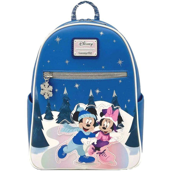 Disney - Mickey & Minnie Winter Scene Mini Backpack [RS]