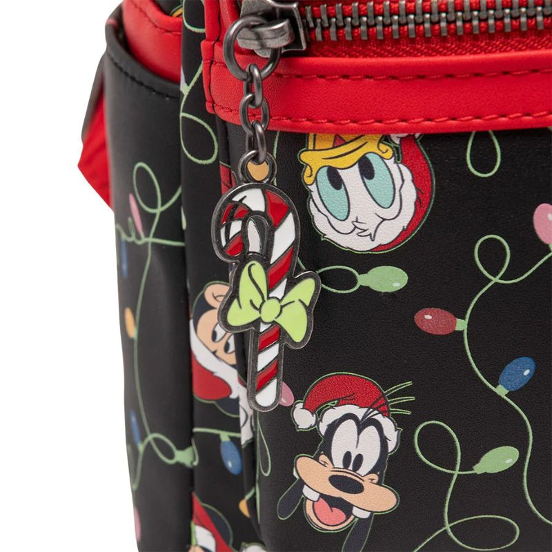 Disney - Santa Mickey & Friends Christmas Lights Mini Backpack