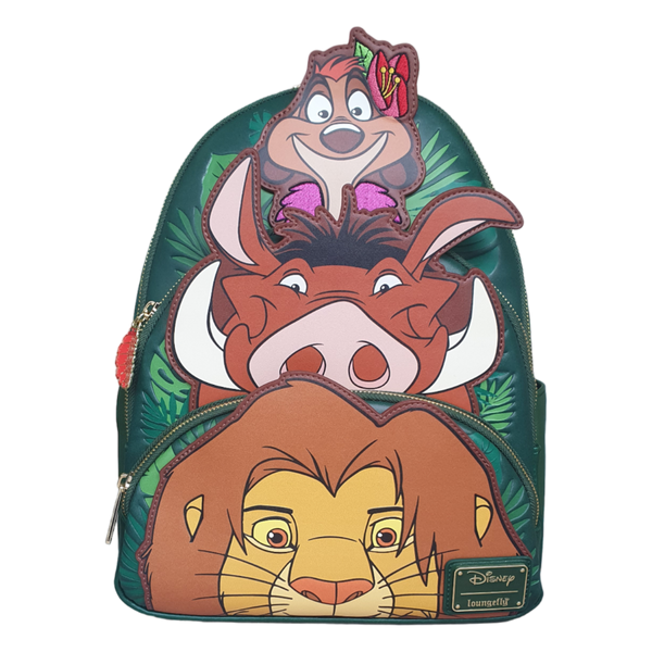 Lion King - Three Friends Triple Pocket Mini Backpack [RS]