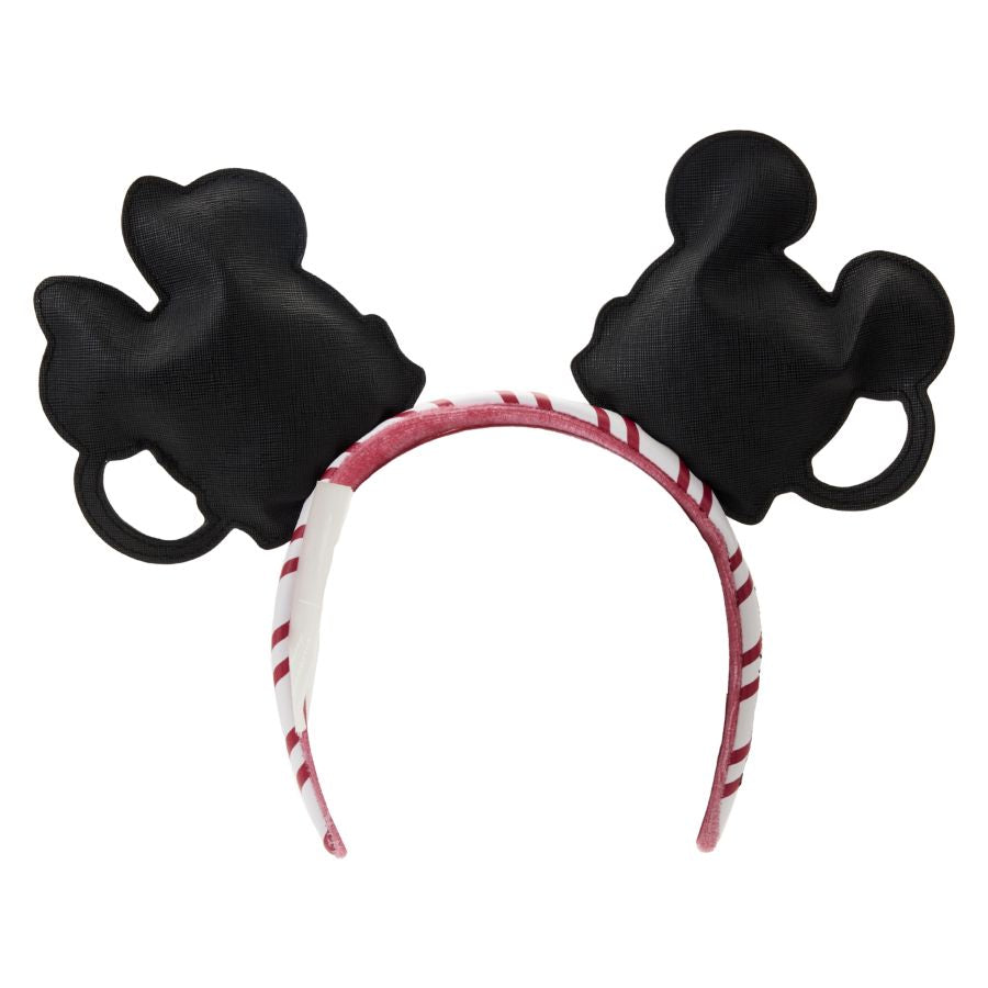 Loungefly/ Disney Mickey & Minnie Mouse Hot Cocoa  Backpack & Ears Headband Set Amazon.com | Loungefly Disney Minnie and Mickey Mouse Hot  main image 4