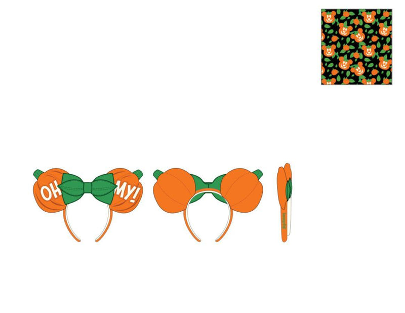 Disney - Minnie Mouse "Oh My" Pumpkin Ears Headband
