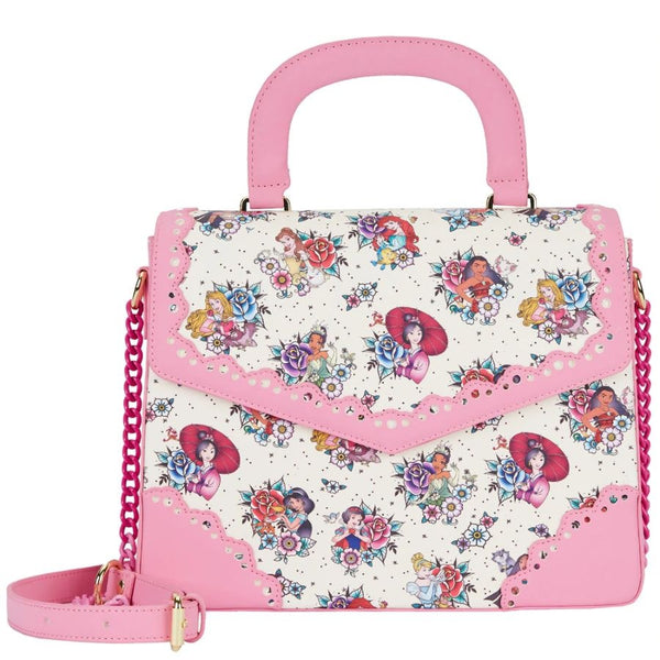 Disney - Princess Floral Tattoo Crossbody Bag