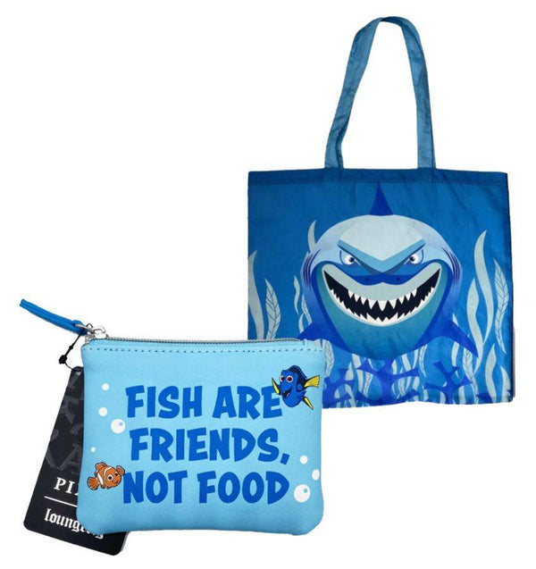 Finding Nemo - Bruce Coin Pouch & Tote Bag 2-in-1 Set [RS]