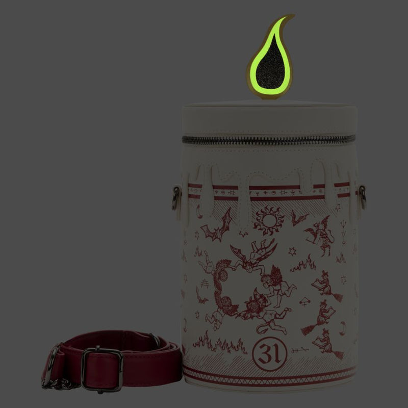 Hocus Pocus - Black Flame Glow Candle Crossbody Bag