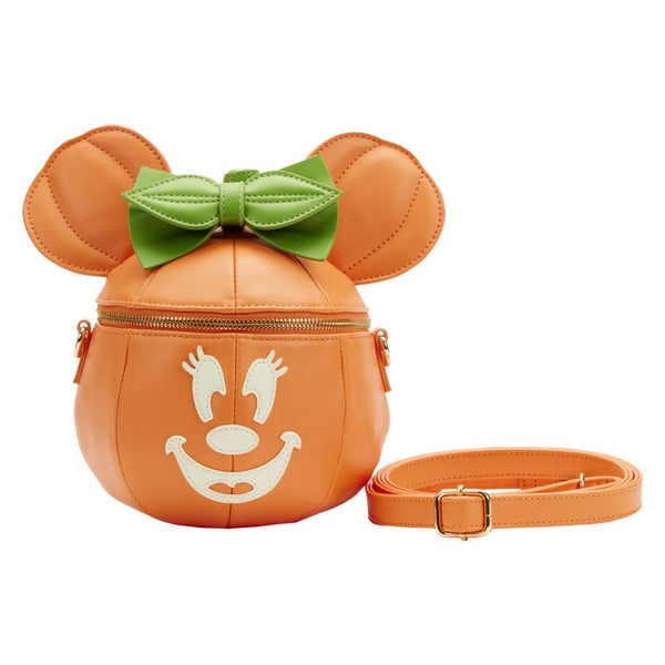 Disney - Minnie Mouse Glow in the Dark Pumpkin Crossbody Bag