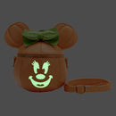 Disney - Minnie Mouse Glow in the Dark Pumpkin Crossbody Bag