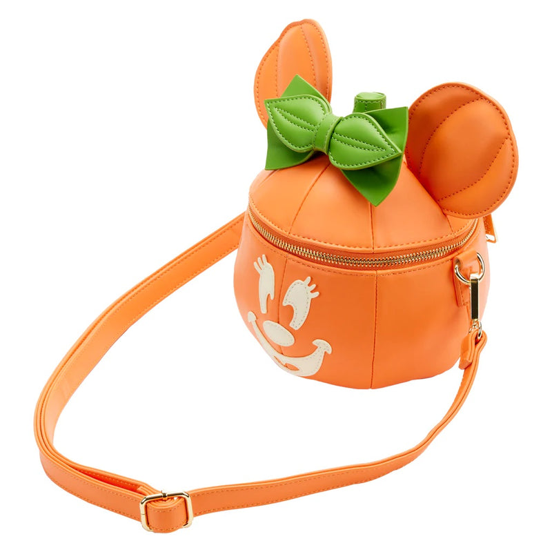 Disney - Minnie Mouse Glow in the Dark Pumpkin Crossbody Bag