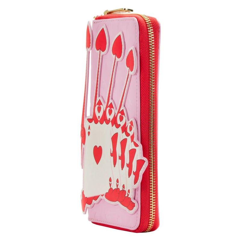 Alice in Wonderland - Ace of Hearts Zip Around Wallet