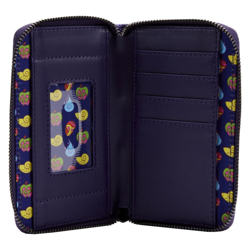Disney Villains - Glow In the Dark Zip Around Purse
