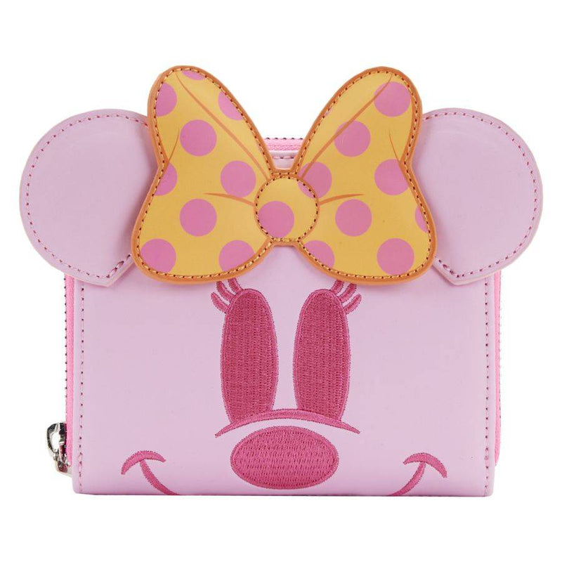 Disney - Minnie Pastel Ghost Glow Mini Zip Purse