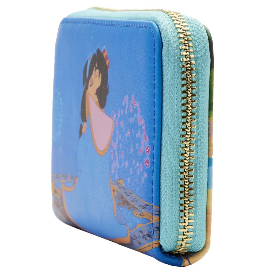 Buy Aladdin - Jasmine Princess Scenes Zip Around Purse Online Australia ...