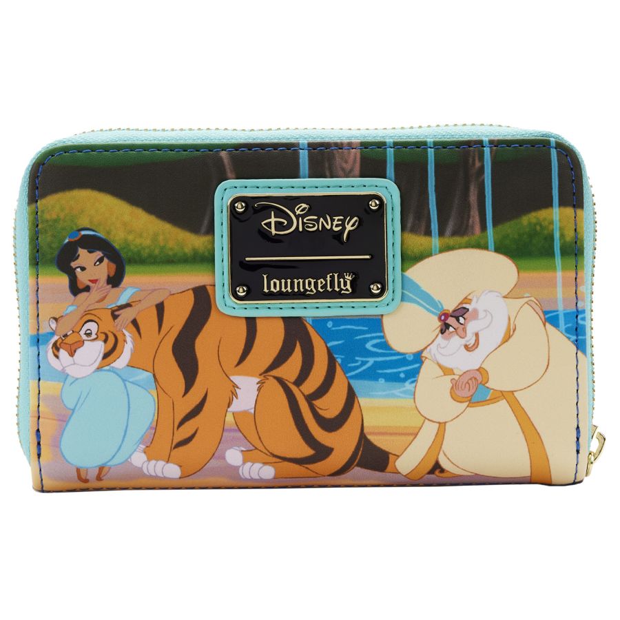 Buy Aladdin - Jasmine Princess Scenes Zip Around Purse Online Australia ...