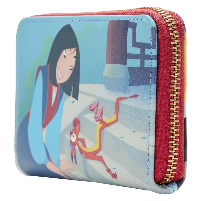 Mulan - Princess Scene Zip Around Purse